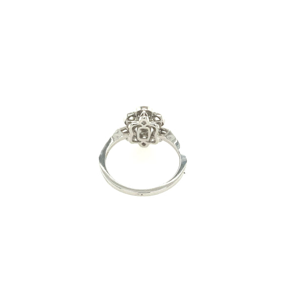18KW Vintage Diamond Ring