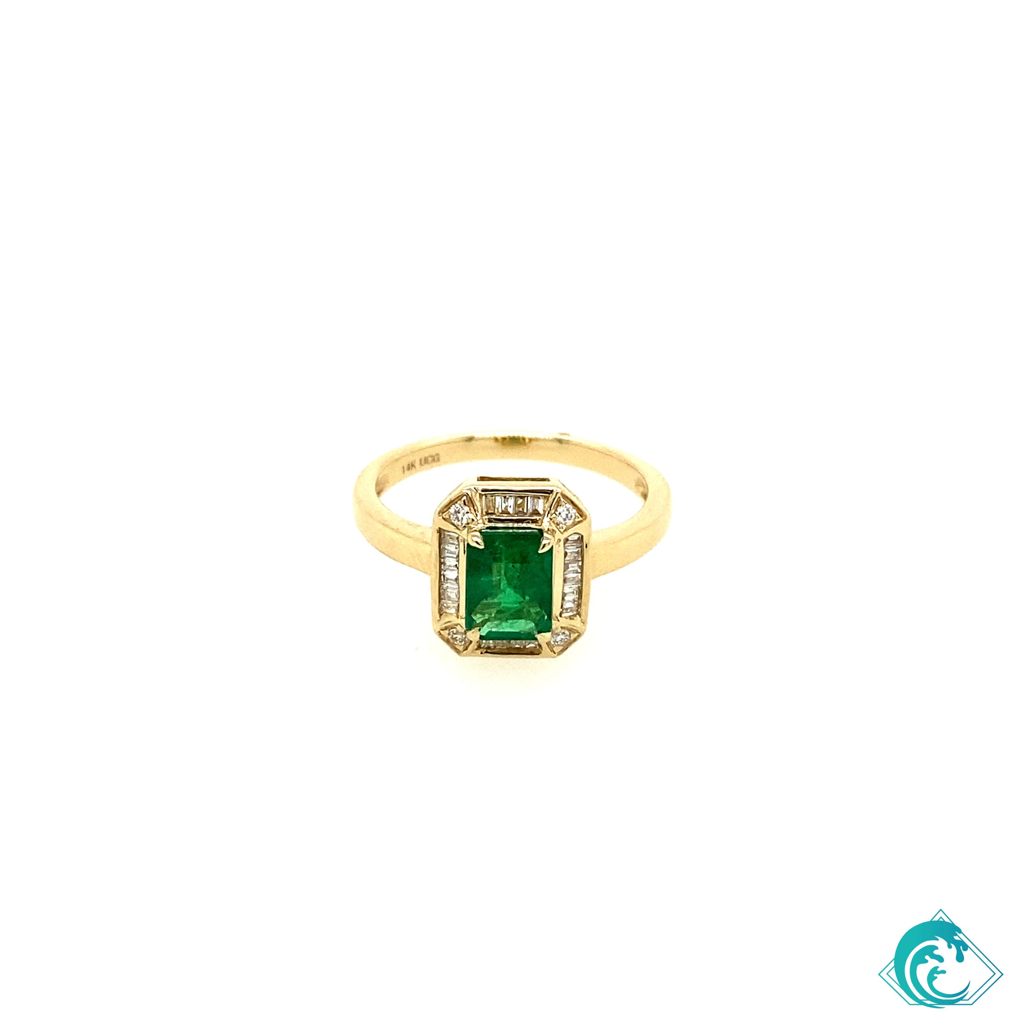 14K Emerald Kai Uli Ring
