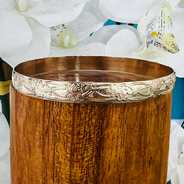 Gold Filled Hawaiian Heirloom Handcrafted Bangle