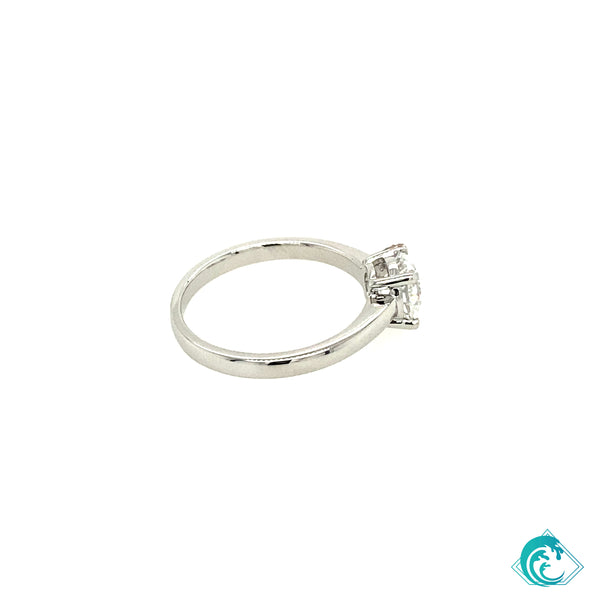14KW Sustainably Created 1.01ct Diamond Ring