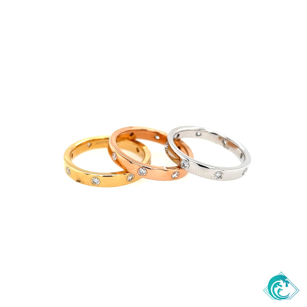 18K Rose Gold Diamond Ku’uipo Band
