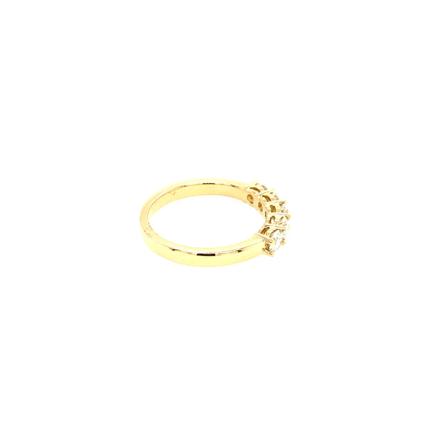 14KY Sustainable Lab Diamond 5 Stone Band