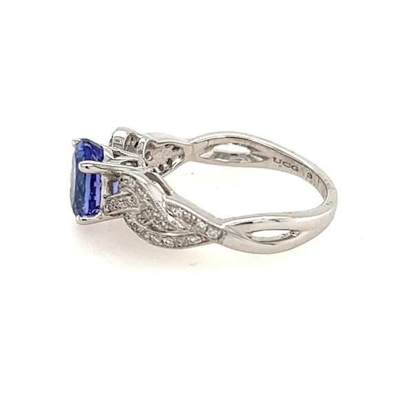 14KW Tanzanite Eva Ring