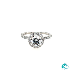 The Aria Round Cut Sustainably Created Engagement Ring