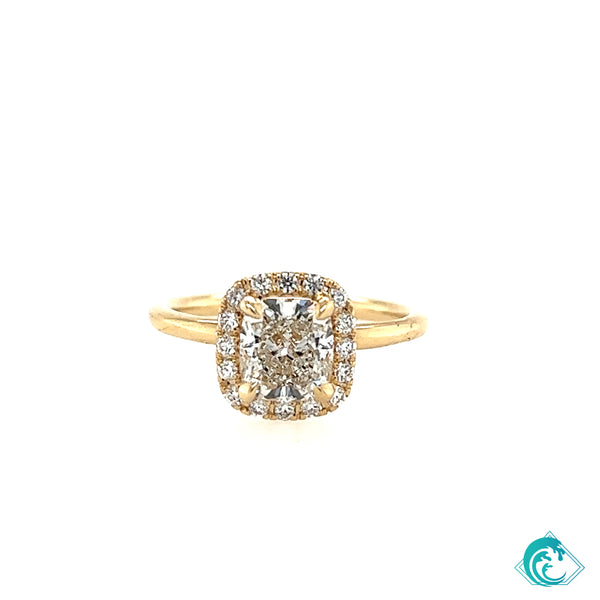 The Addie Cushion Cut Sustainably Created Engagement Ring