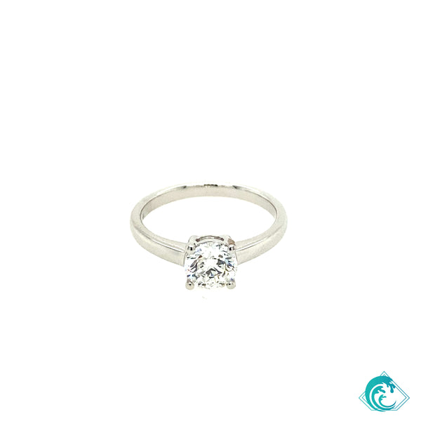 14KW Sustainably Created 1.01ct Diamond Ring