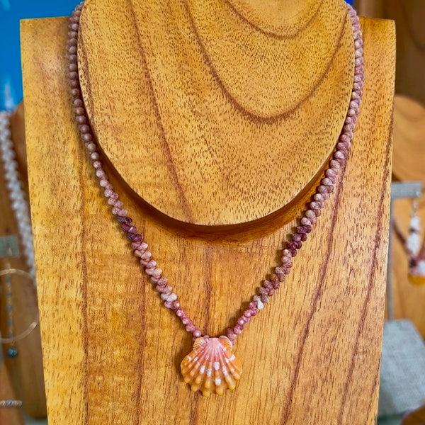 Sunrise & Kahelelani Shell Necklace