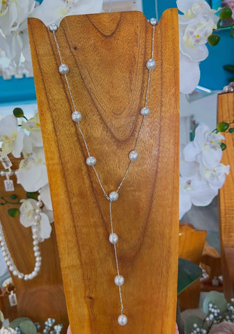 14K WG South Sea Australian Pearl Lariat